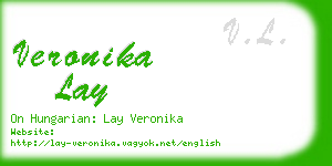 veronika lay business card